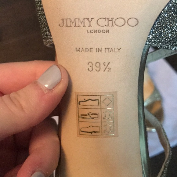 Jimmy Choo ‘Lang’ Bronze Heels - Picture 2 of 7